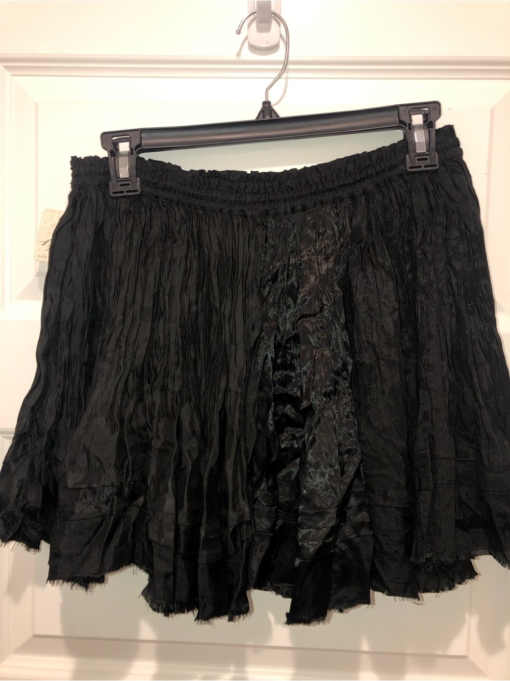 New Free People FP One Third Charm Black Mini Skirt sz M - Picture 4 of 4